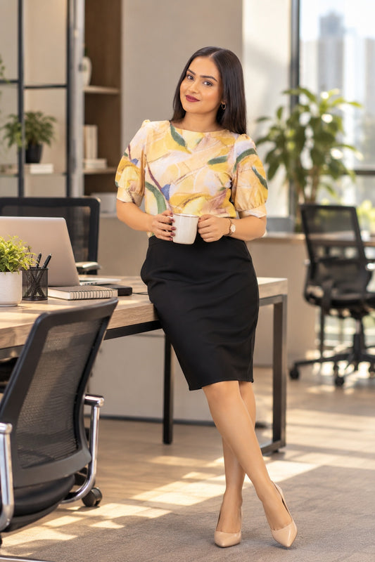 Livia Mini Skirt & Blouse