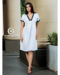 Sofia Deep V Neck Mini Dress