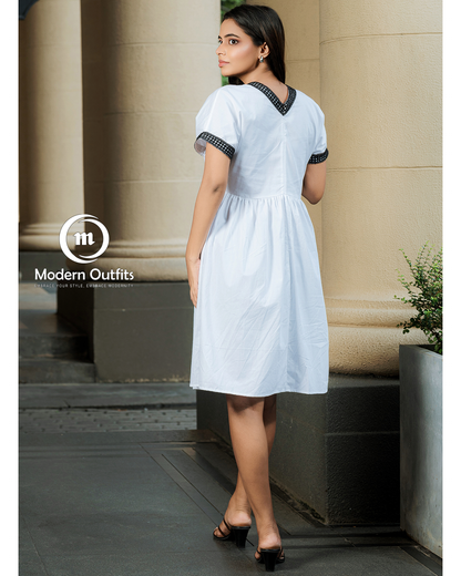 Sofia Deep V Neck Mini Dress
