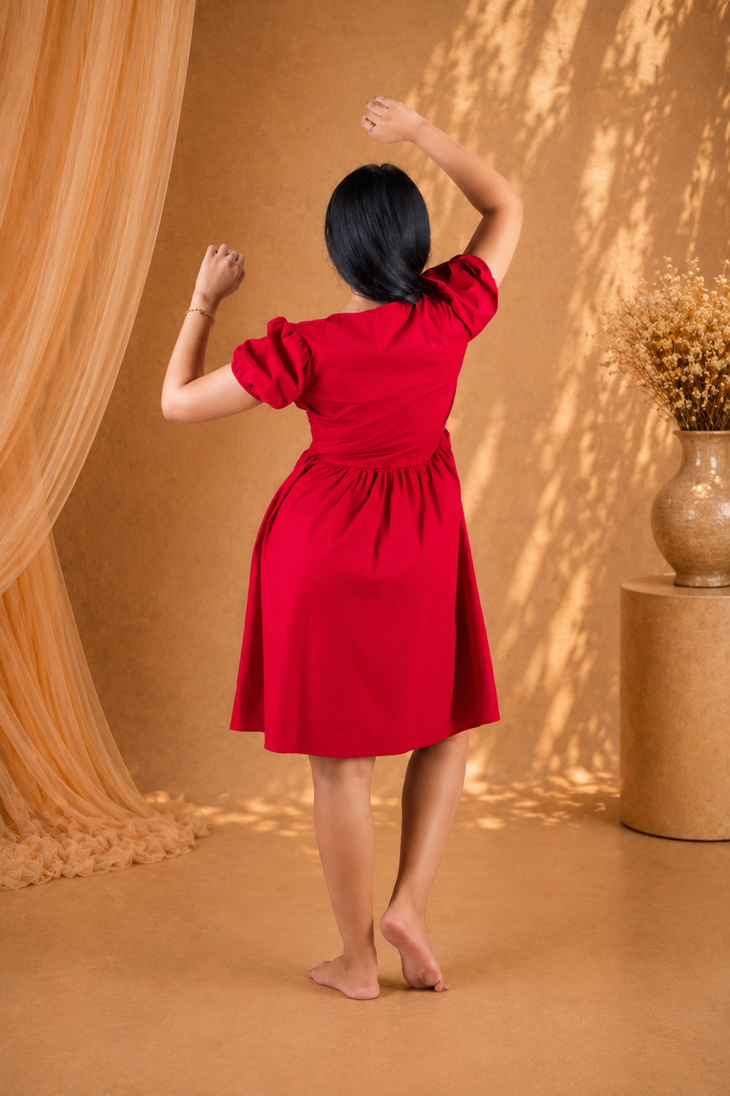 Jasmine Cross over Mini Dress
