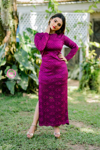 Clara Board Neck Maxi Dress