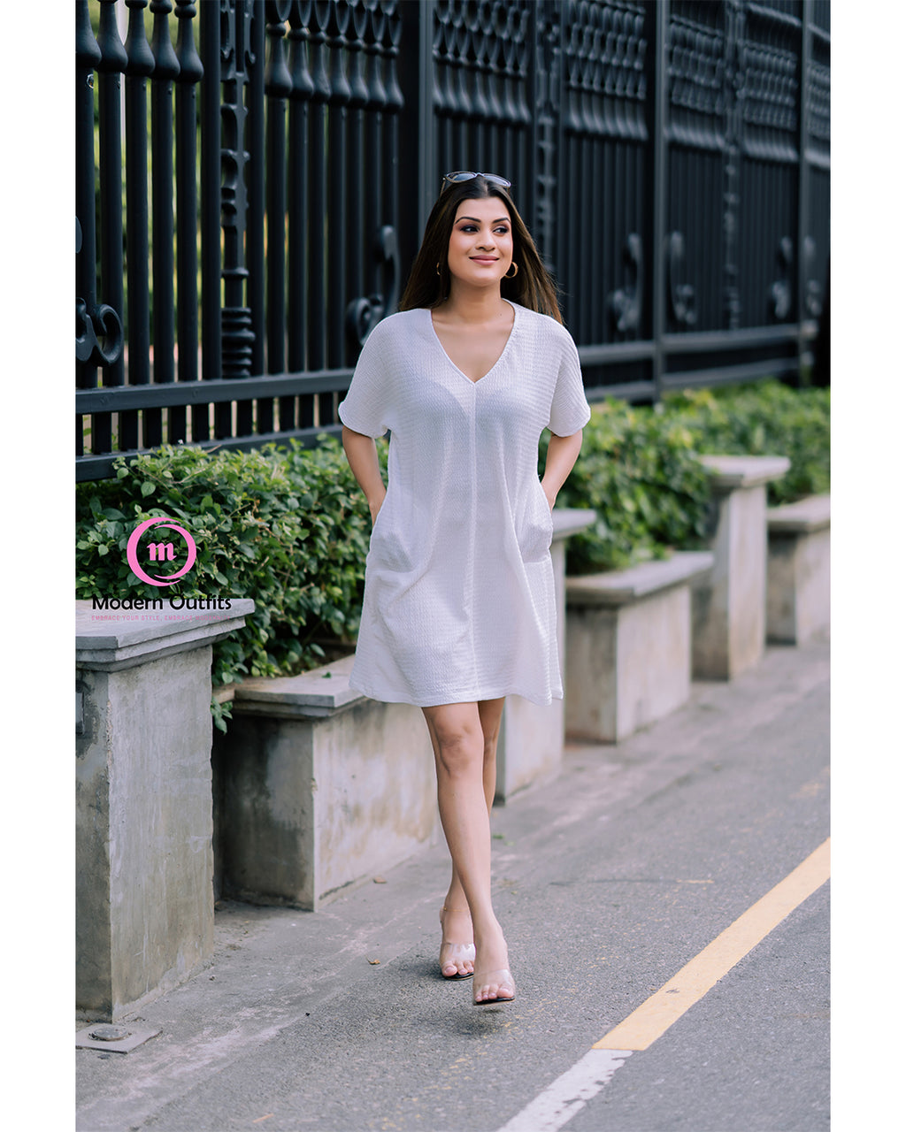 Laura White Mini Dress