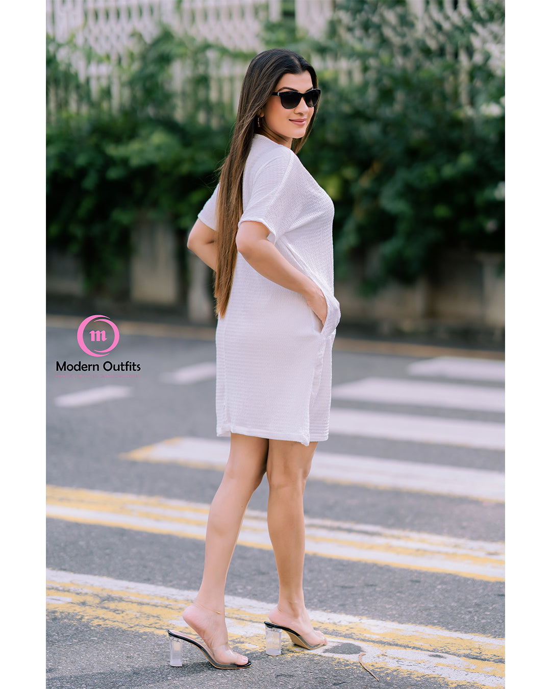 Laura White Mini Dress