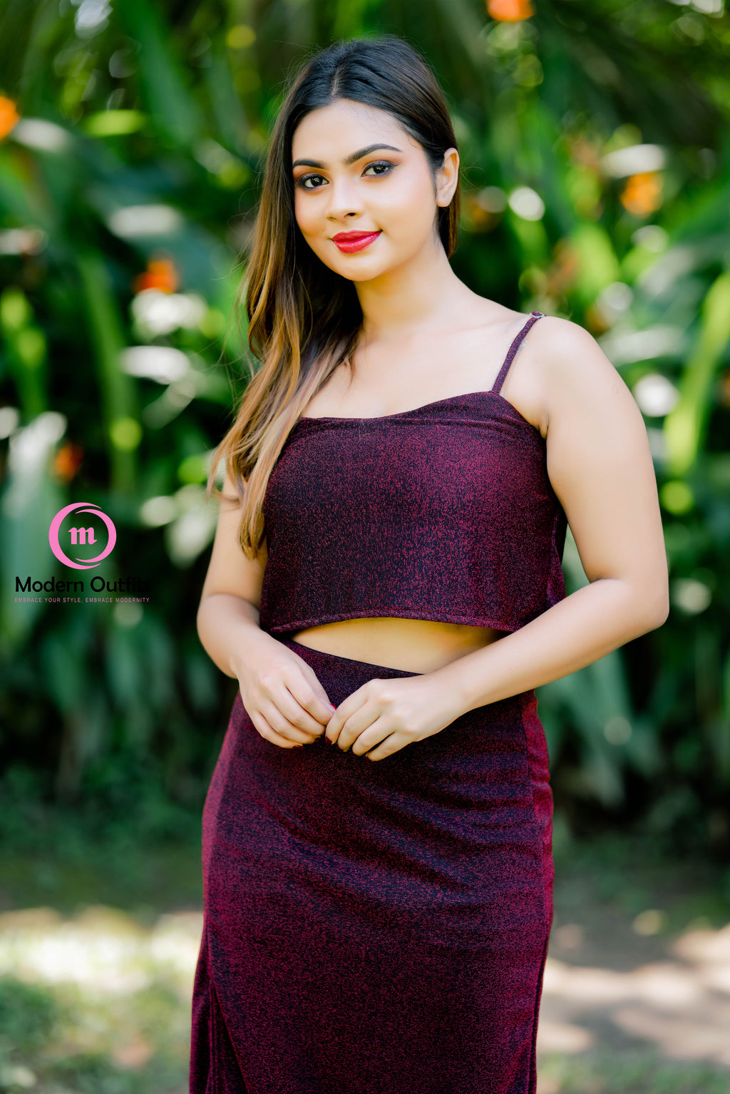 Ananya Side Slit Skirt & Top