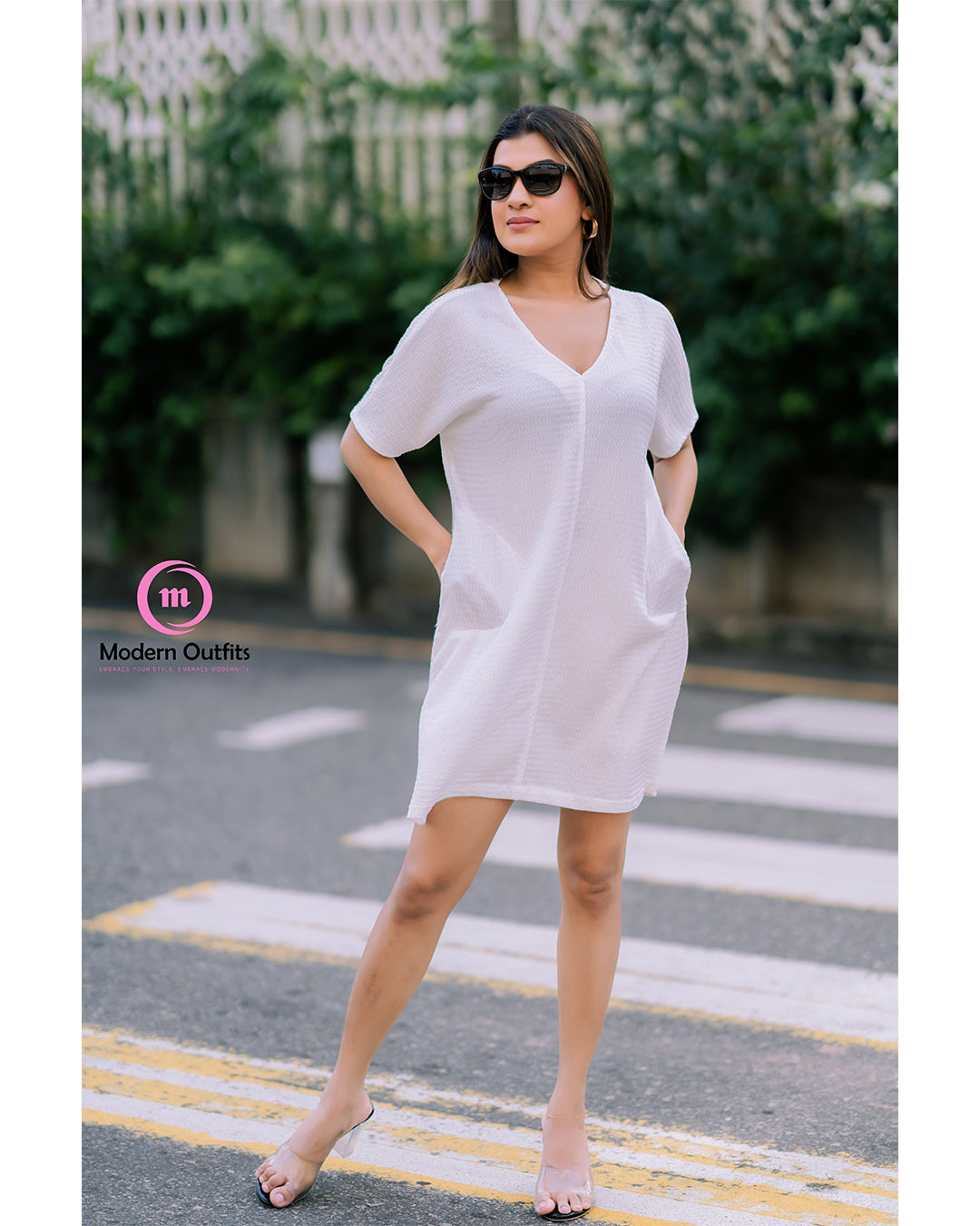 Laura White Mini Dress