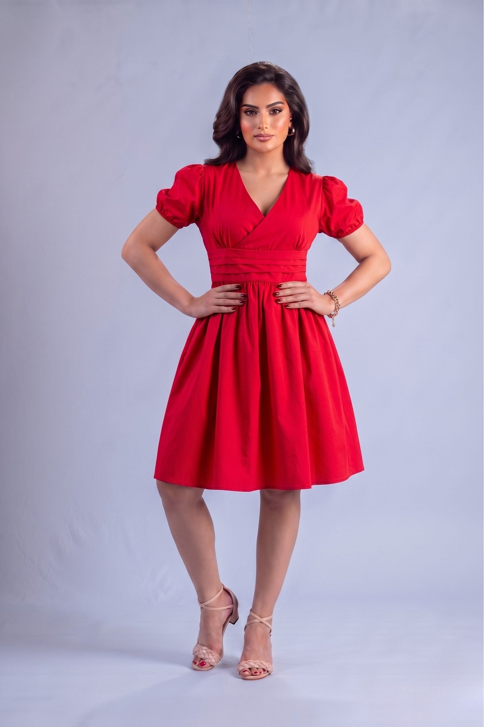 Jasmine Cross over Mini Dress