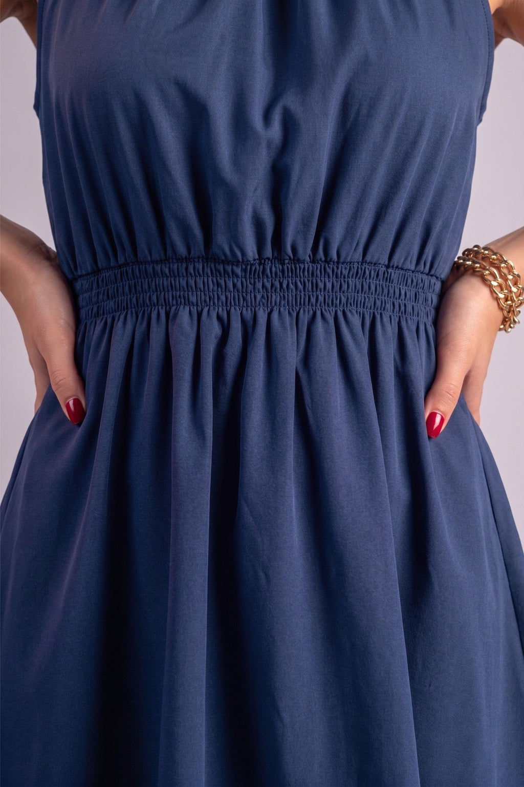 Romane Halter Neck Dress