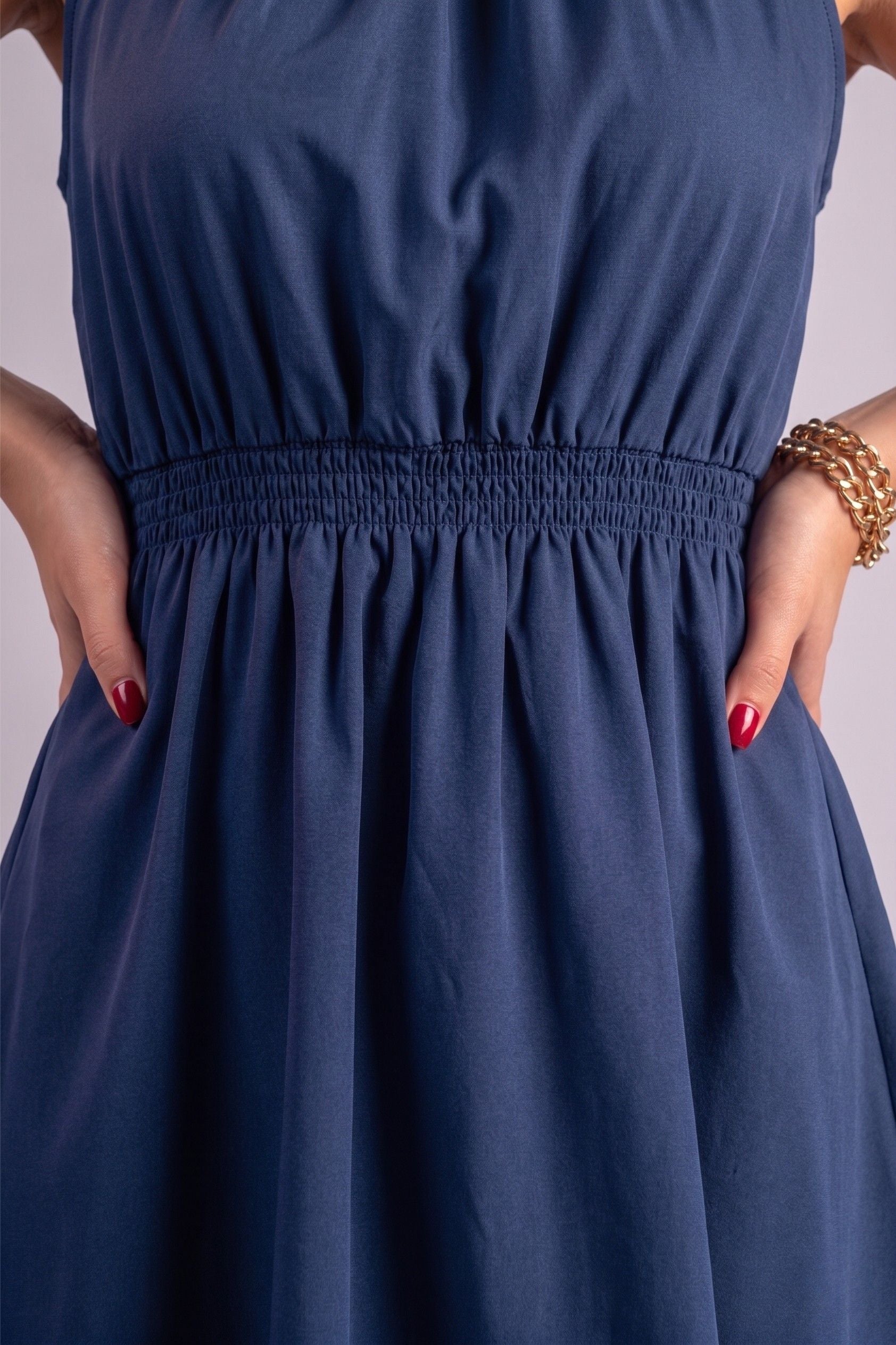 Romane Halter Neck Dress