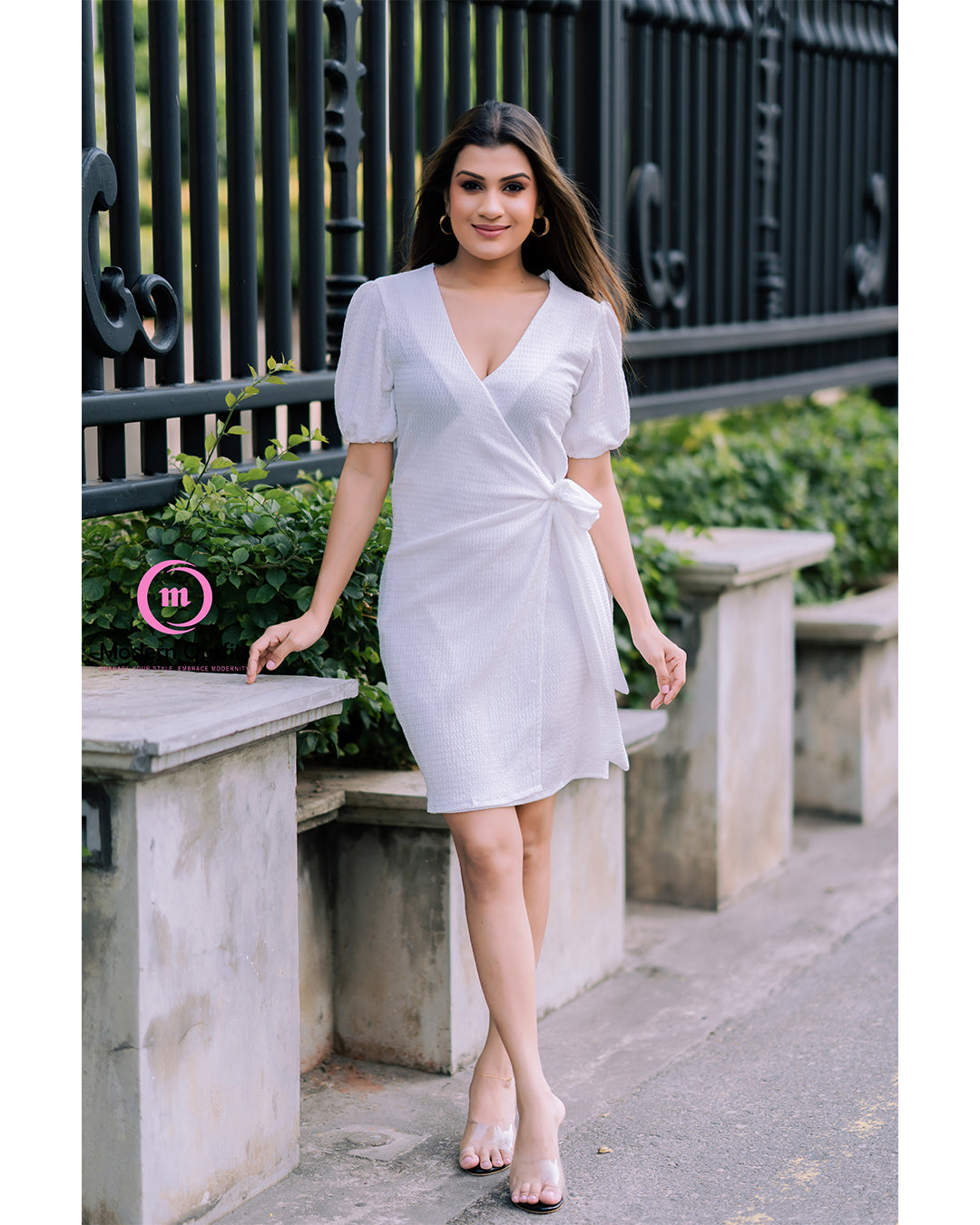 Juana Cross Over Mini Dress