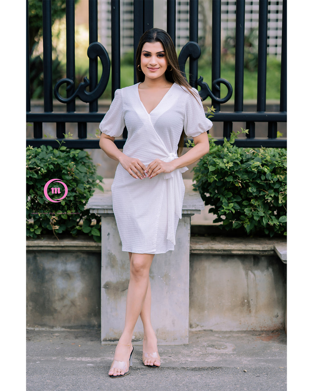 Juana Cross Over Mini Dress