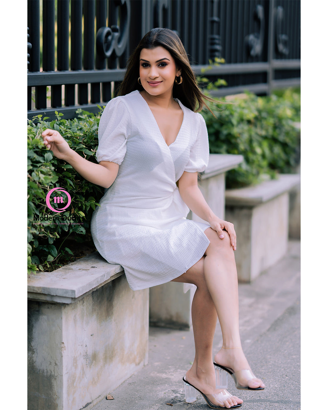 Juana Cross Over Mini Dress