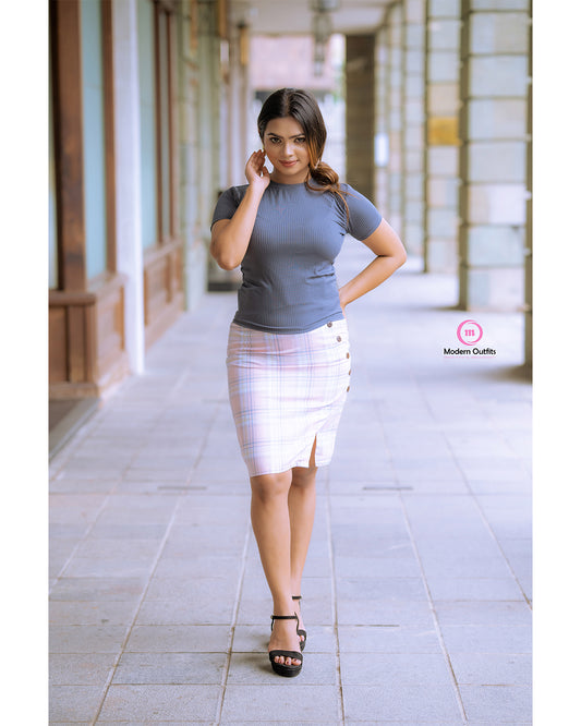 Laara Tight Skirt & T-Shirt