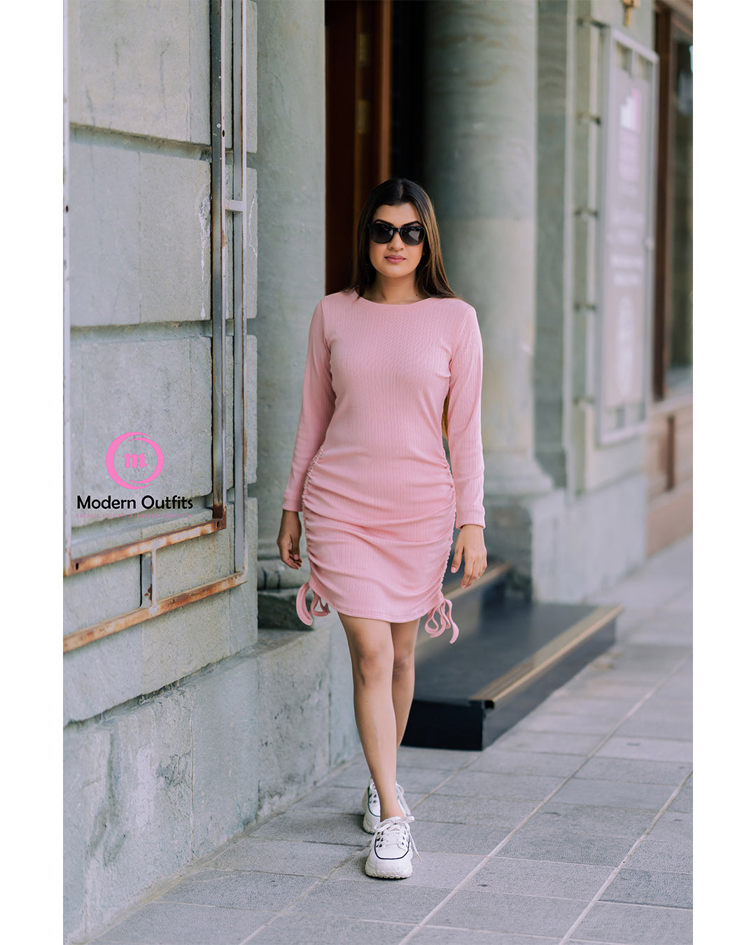 Pink Petal Mini Dress