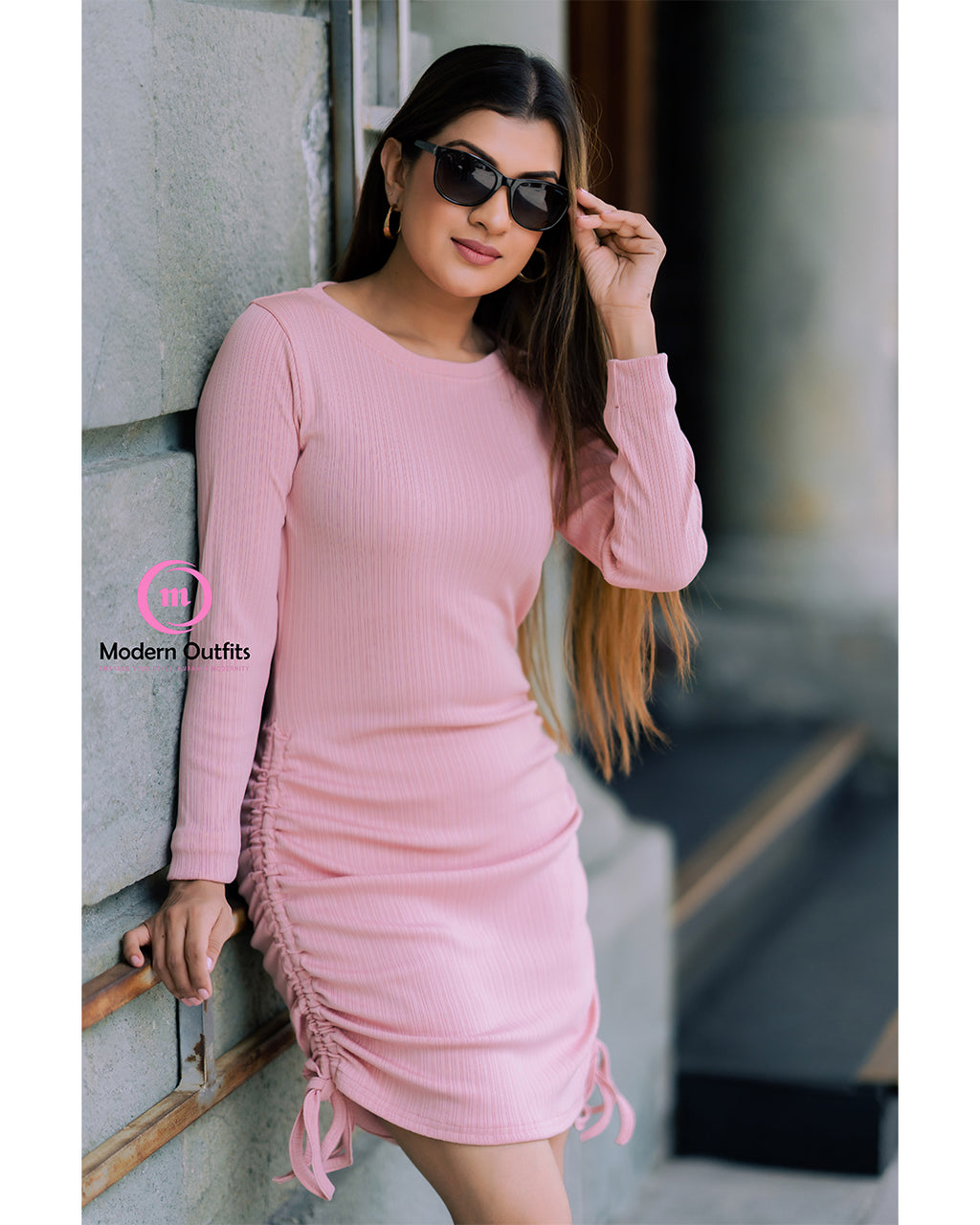 Pink Petal Mini Dress