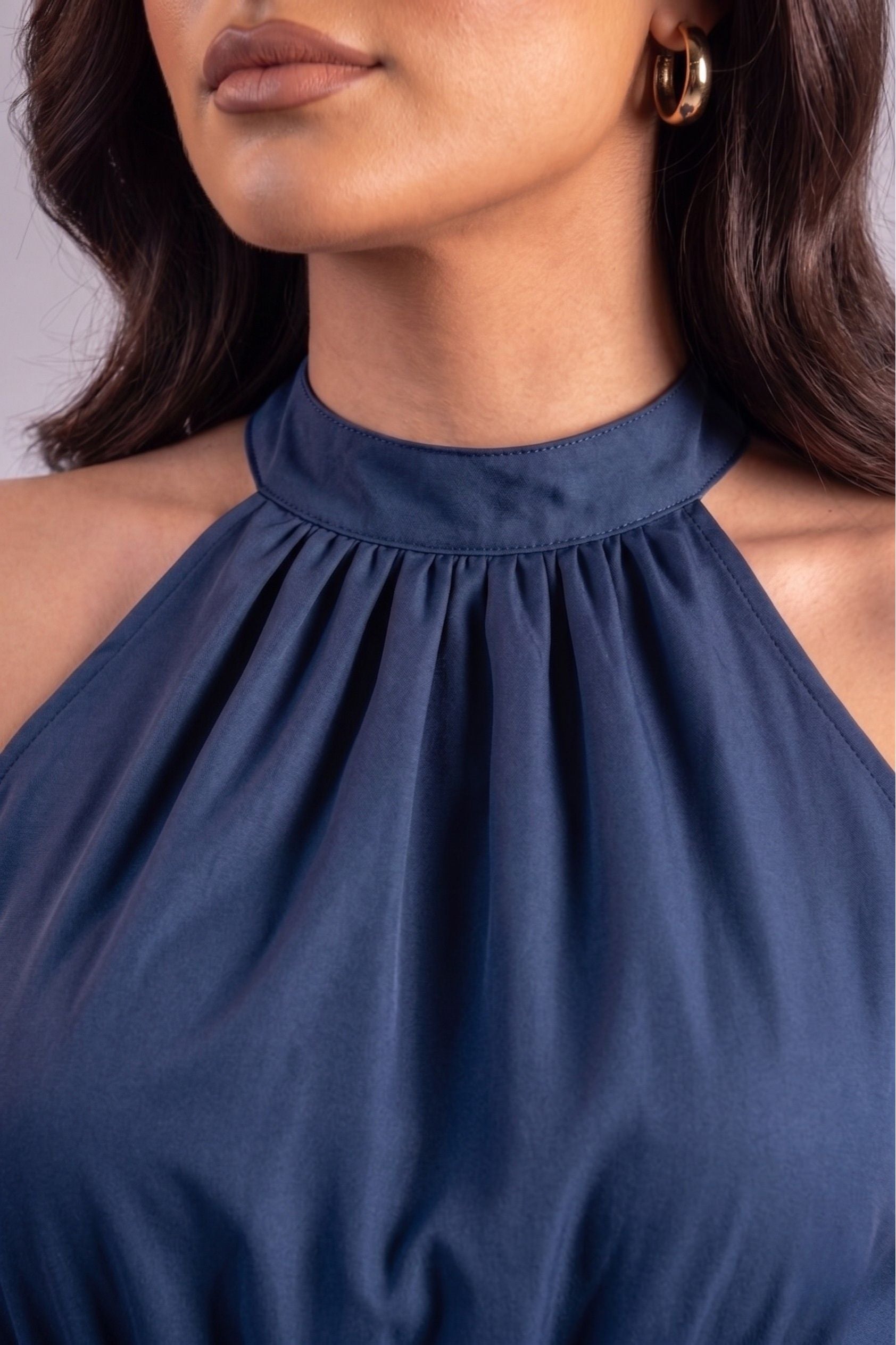 Romane Halter Neck Dress