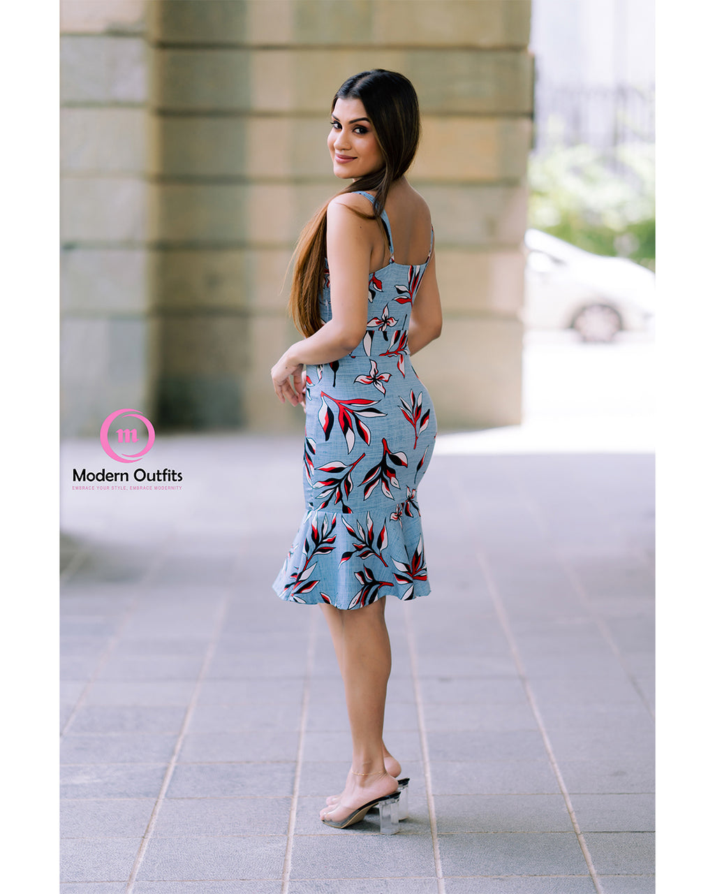 Sapphire Sky Mini Dress