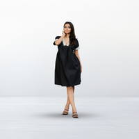 Sofia Deep V Neck Mini Dress