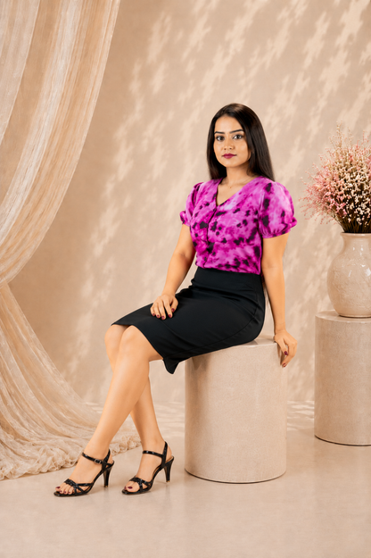 Camille Mini Skirt & Blouse