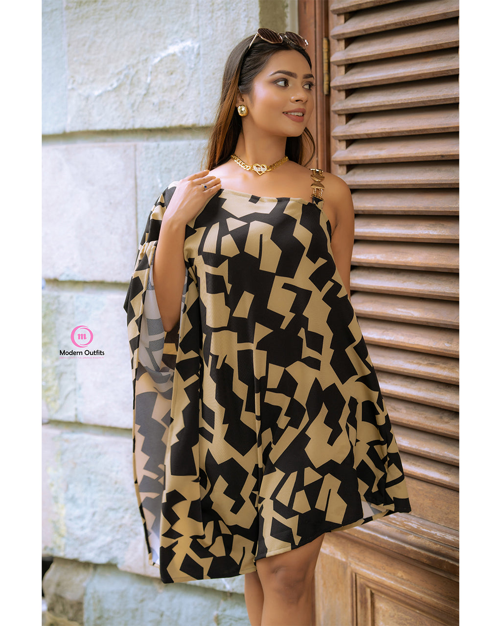 Sonia Drop Shoulder Kaftan Dress