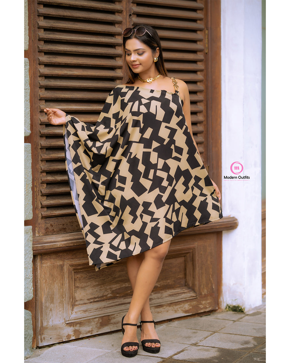 Sonia Drop Shoulder Kaftan Dress