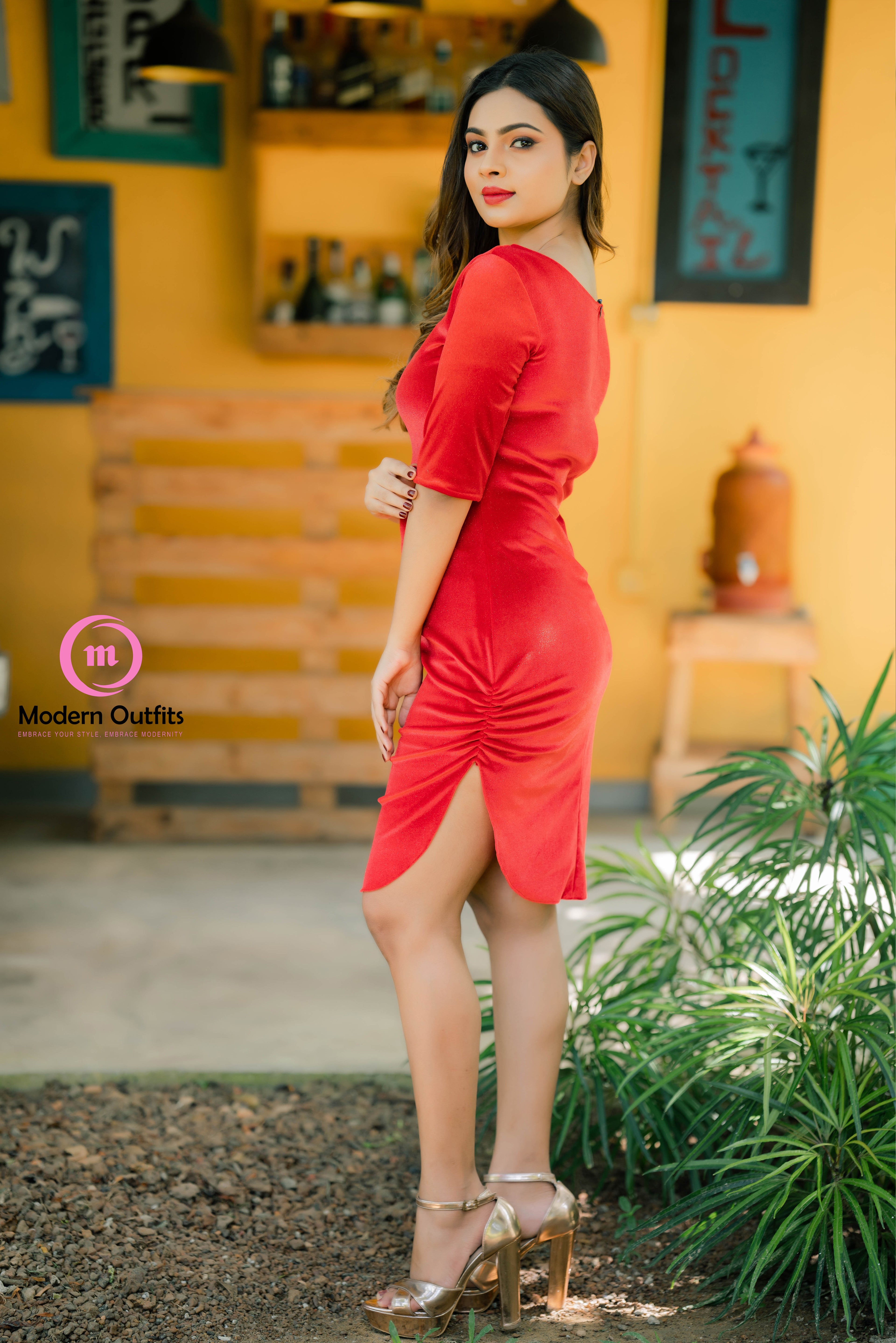 Kiara Board Neck Mini Dress