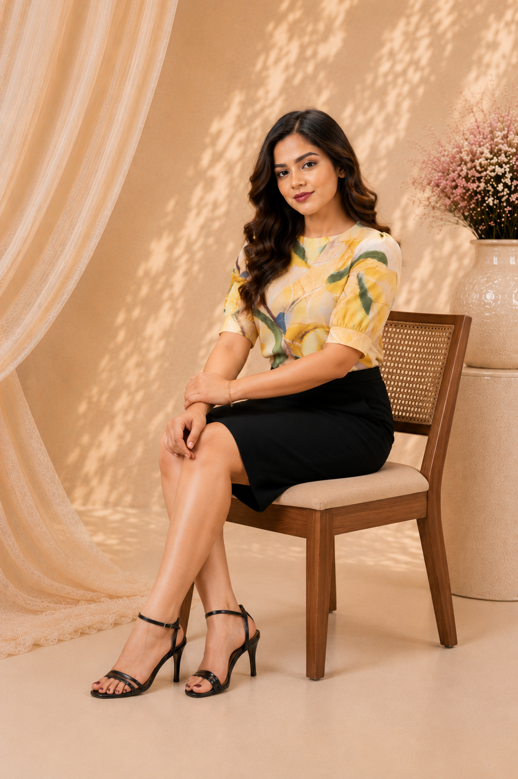 Livia Mini Skirt & Blouse