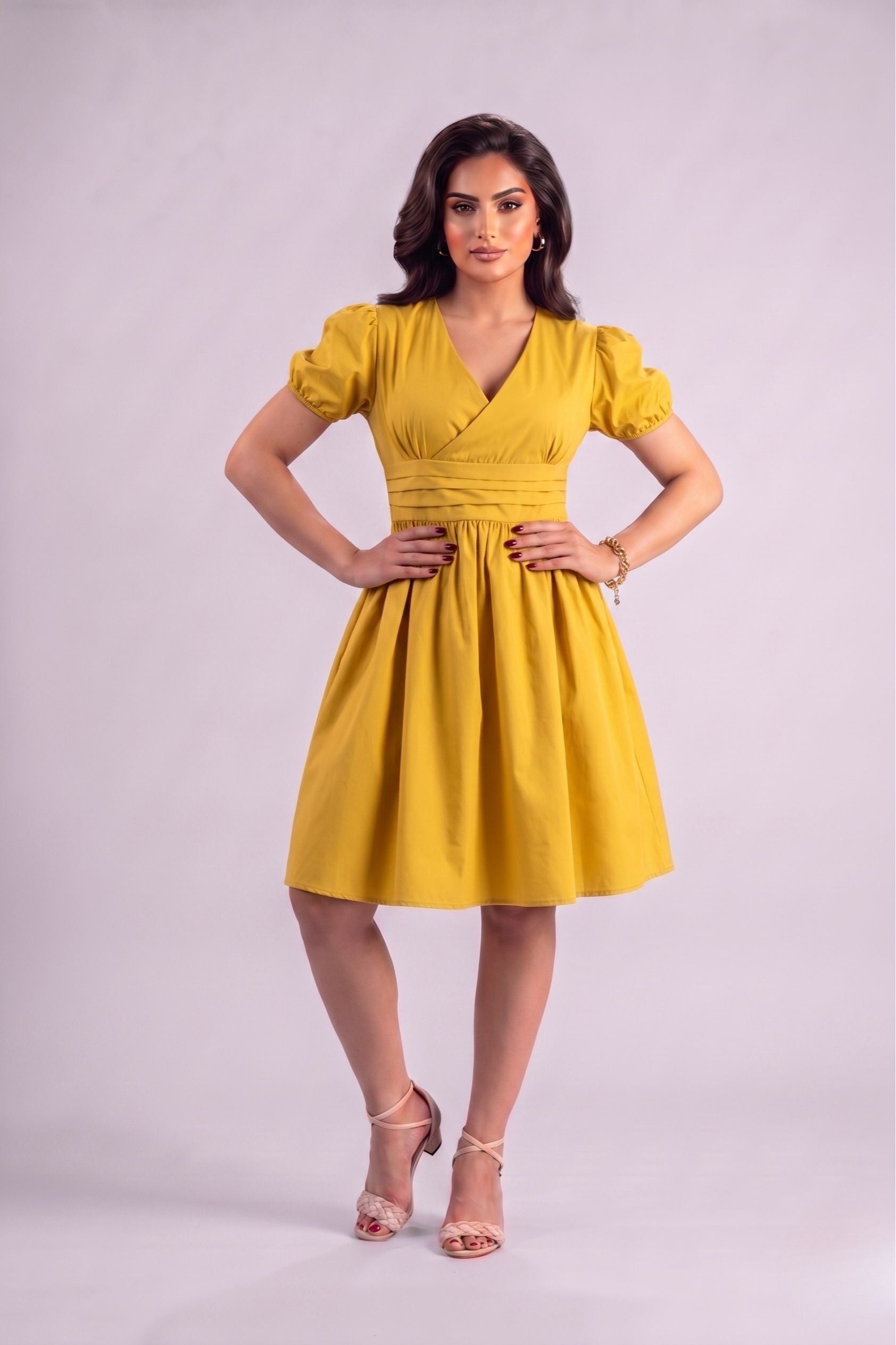Jasmine Cross over Mini Dress