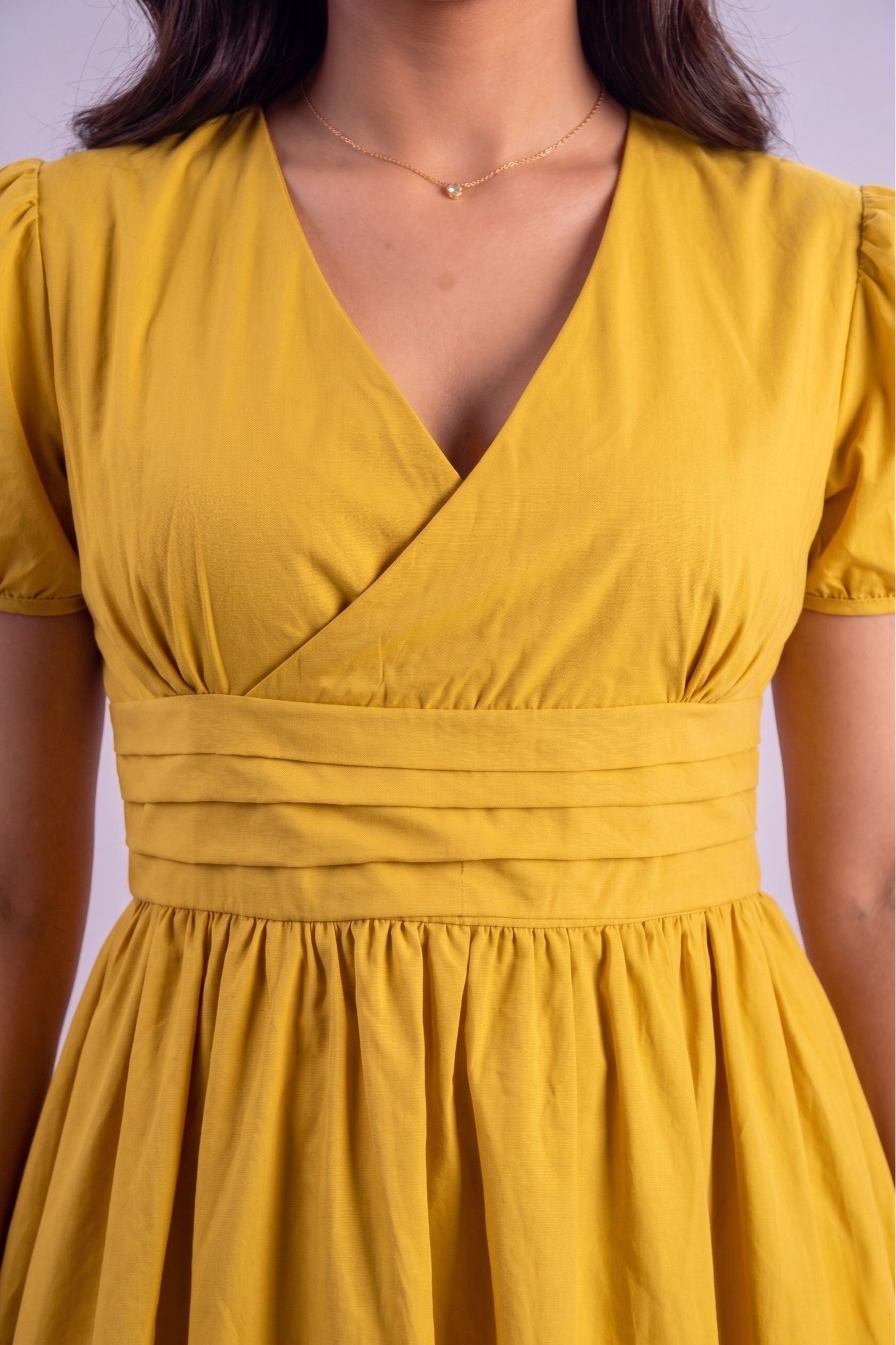 Jasmine Cross over Mini Dress