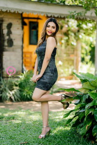 Anya Back Tie Mini Dress