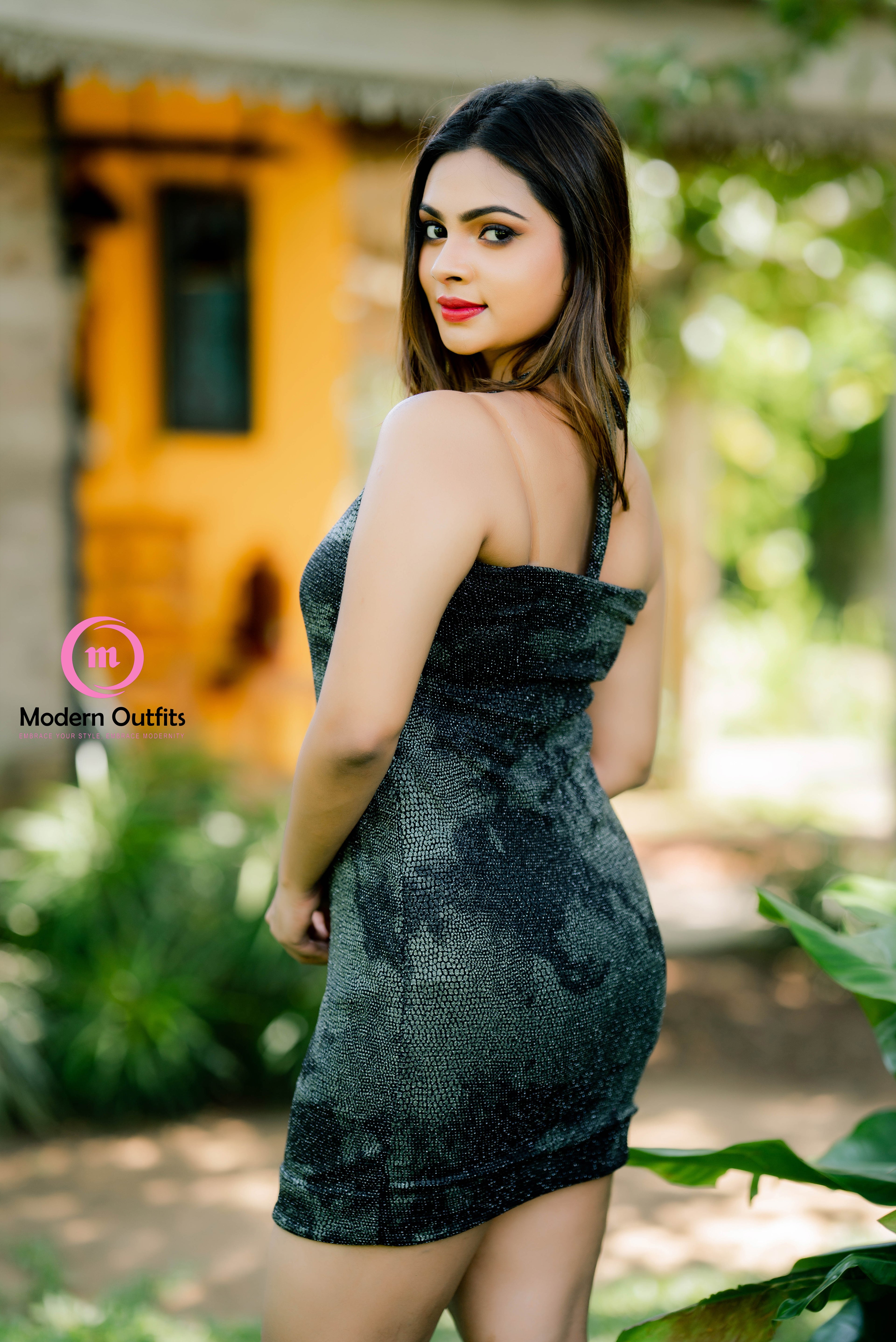 Anya Back Tie Mini Dress