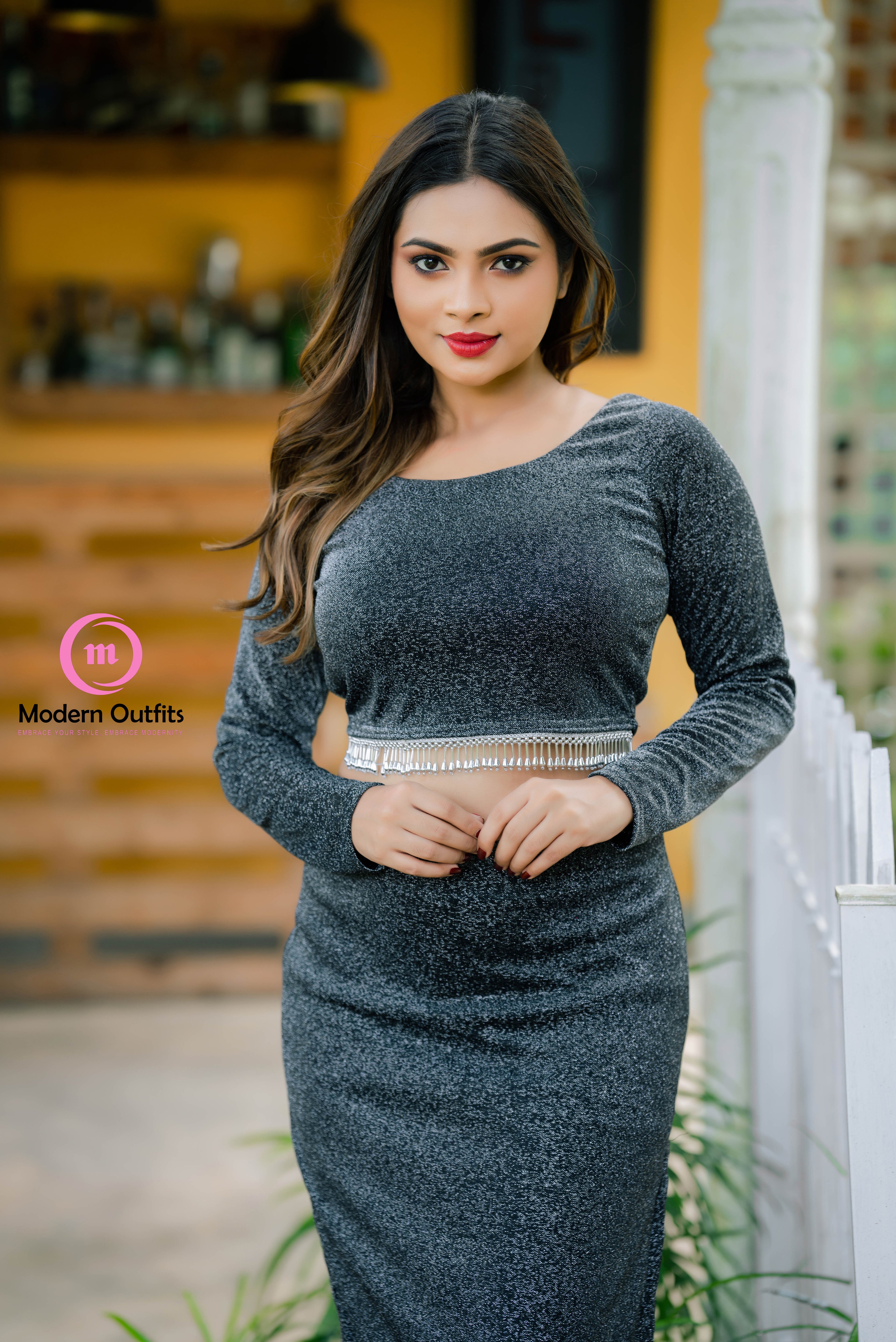 Kayla Side Slit Skirt & Top