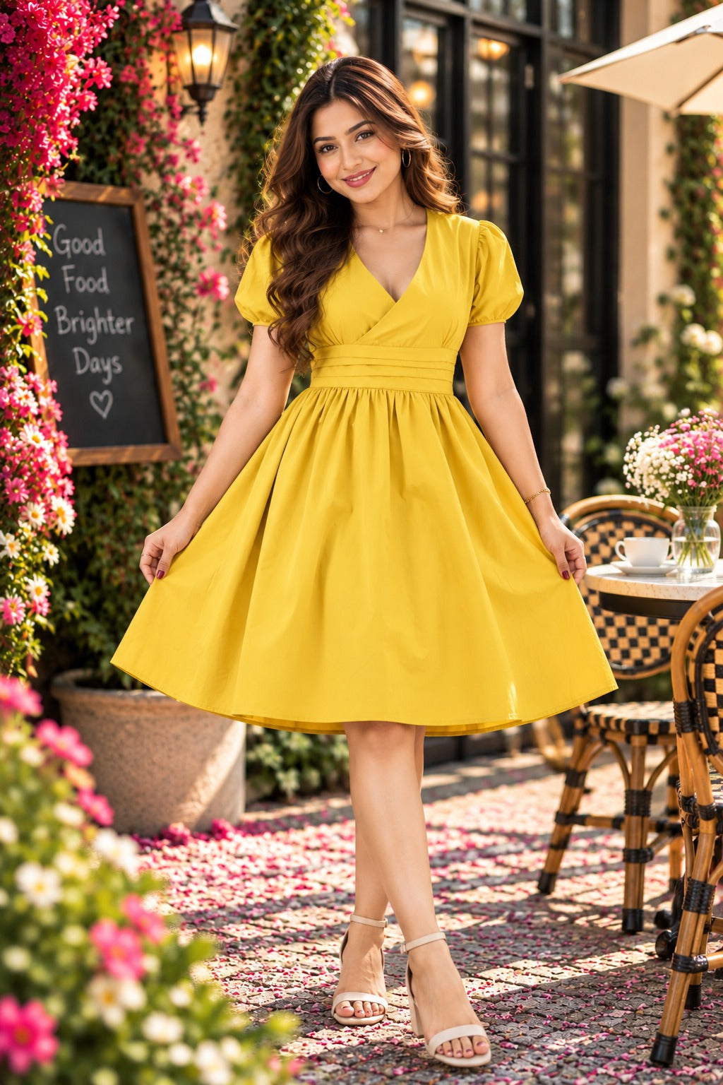Jasmine Cross over Mini Dress