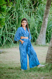 Bell Pant and Stylish Crop Top