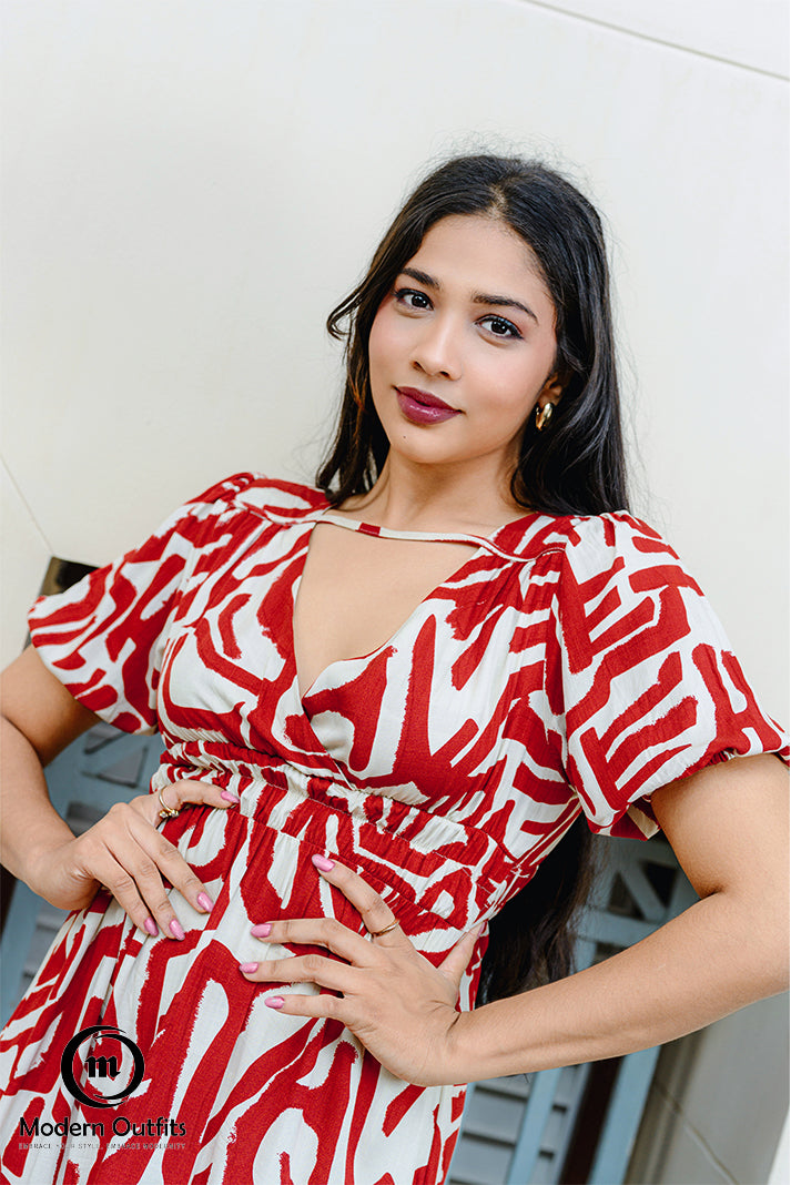Zara Cross Over Midi Dress