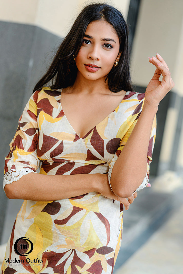 Liana Floral Midi Dress