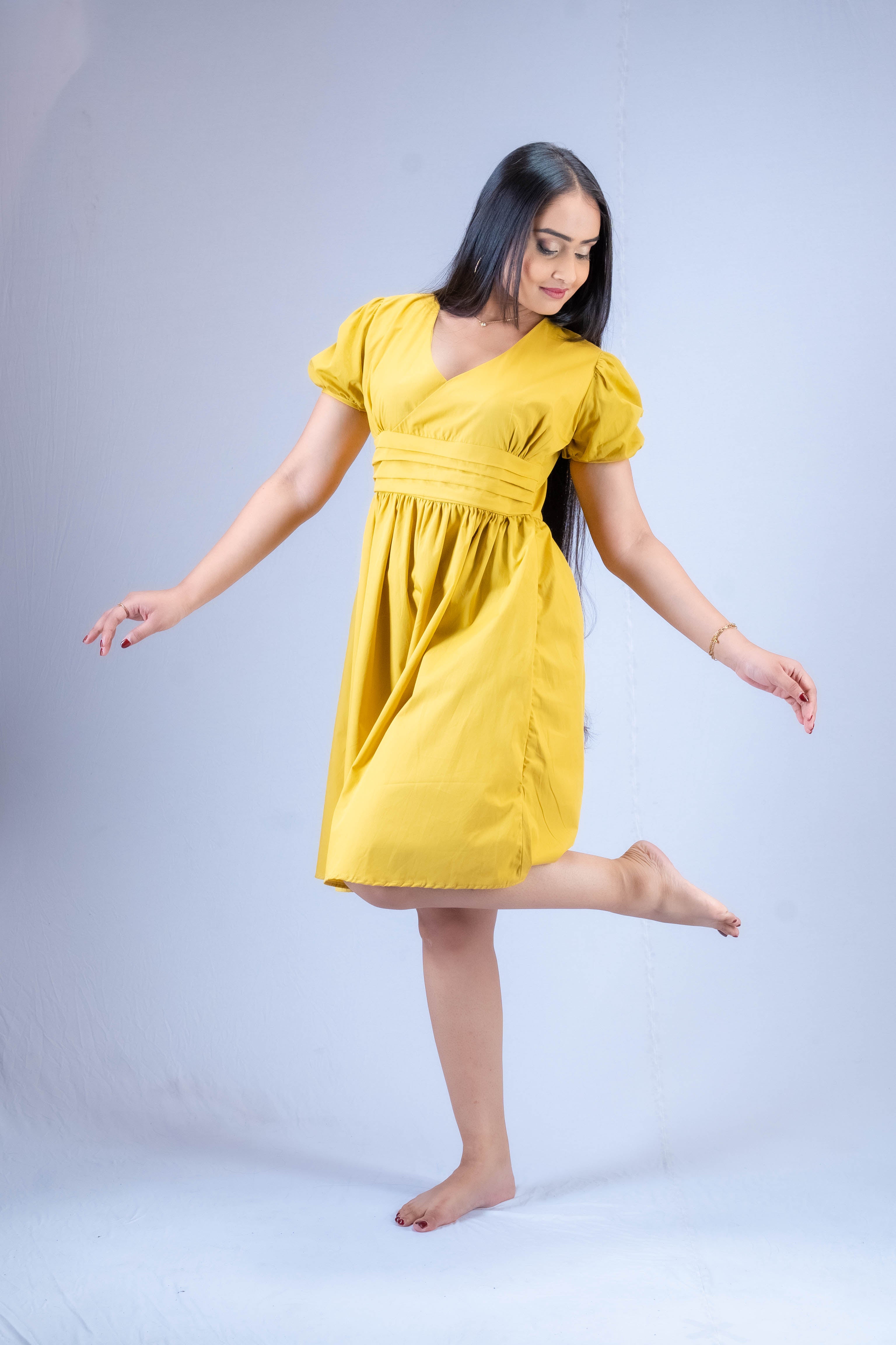 Jasmine Cross over Mini Dress