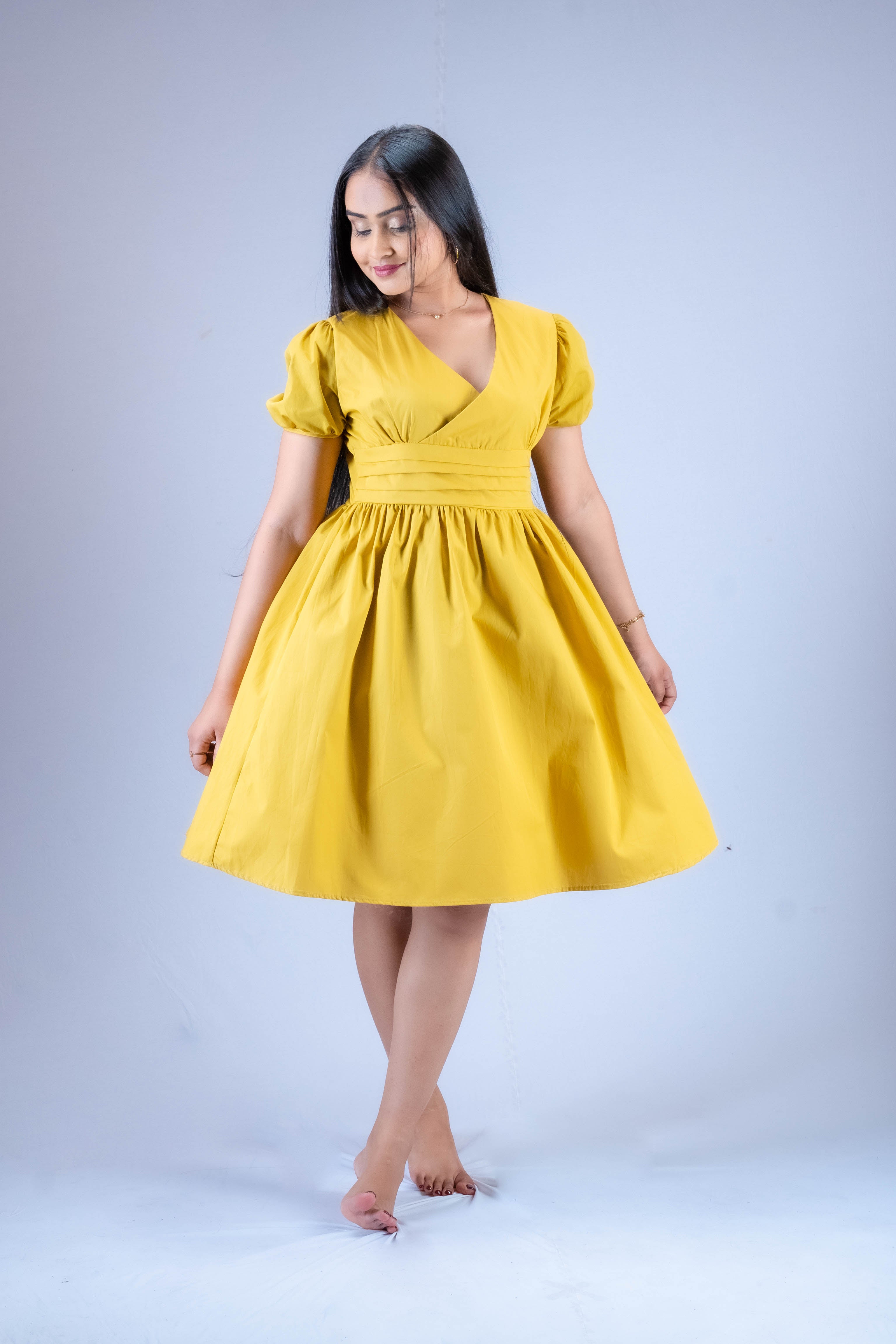 Jasmine Cross over Mini Dress