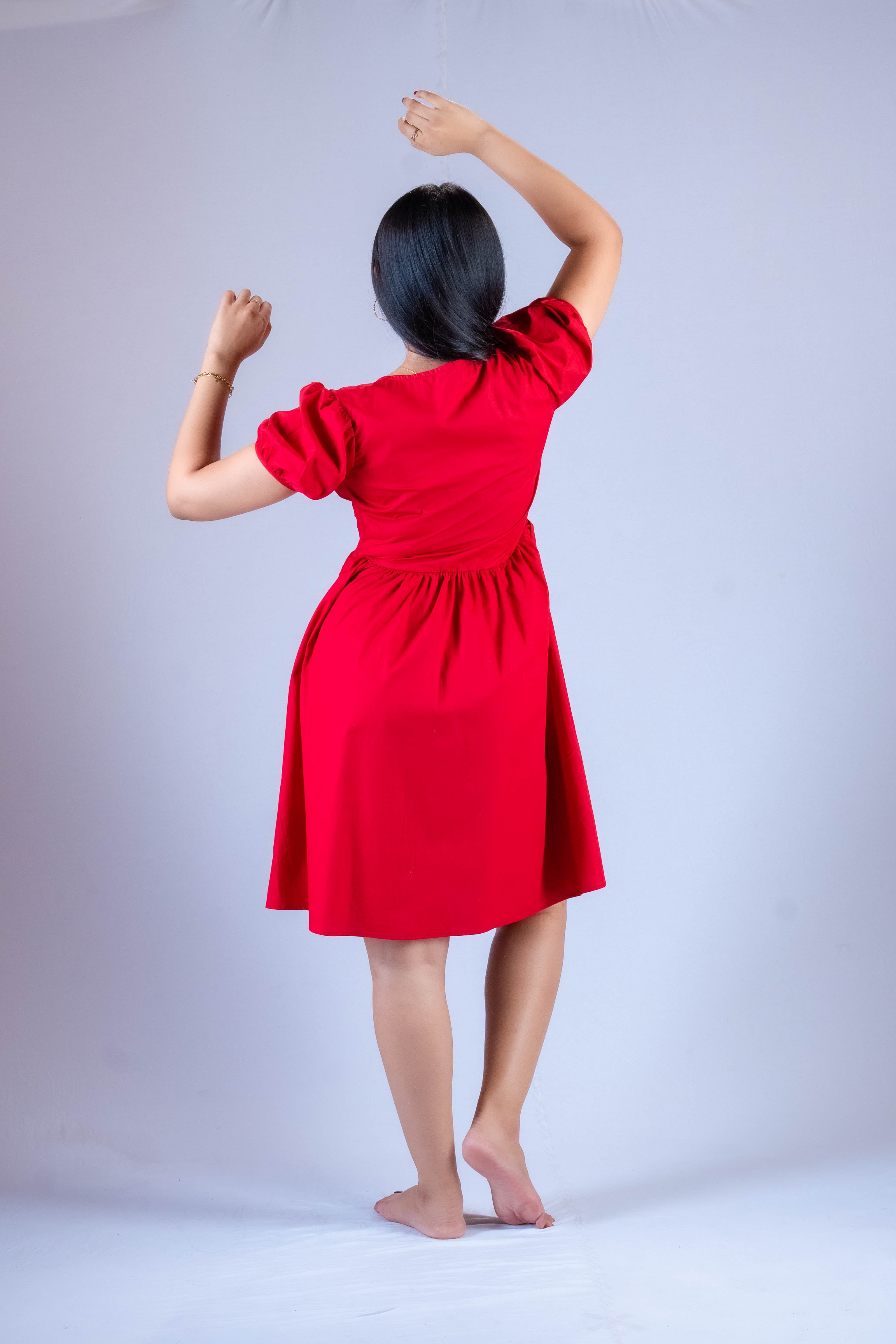 Jasmine Cross over Mini Dress