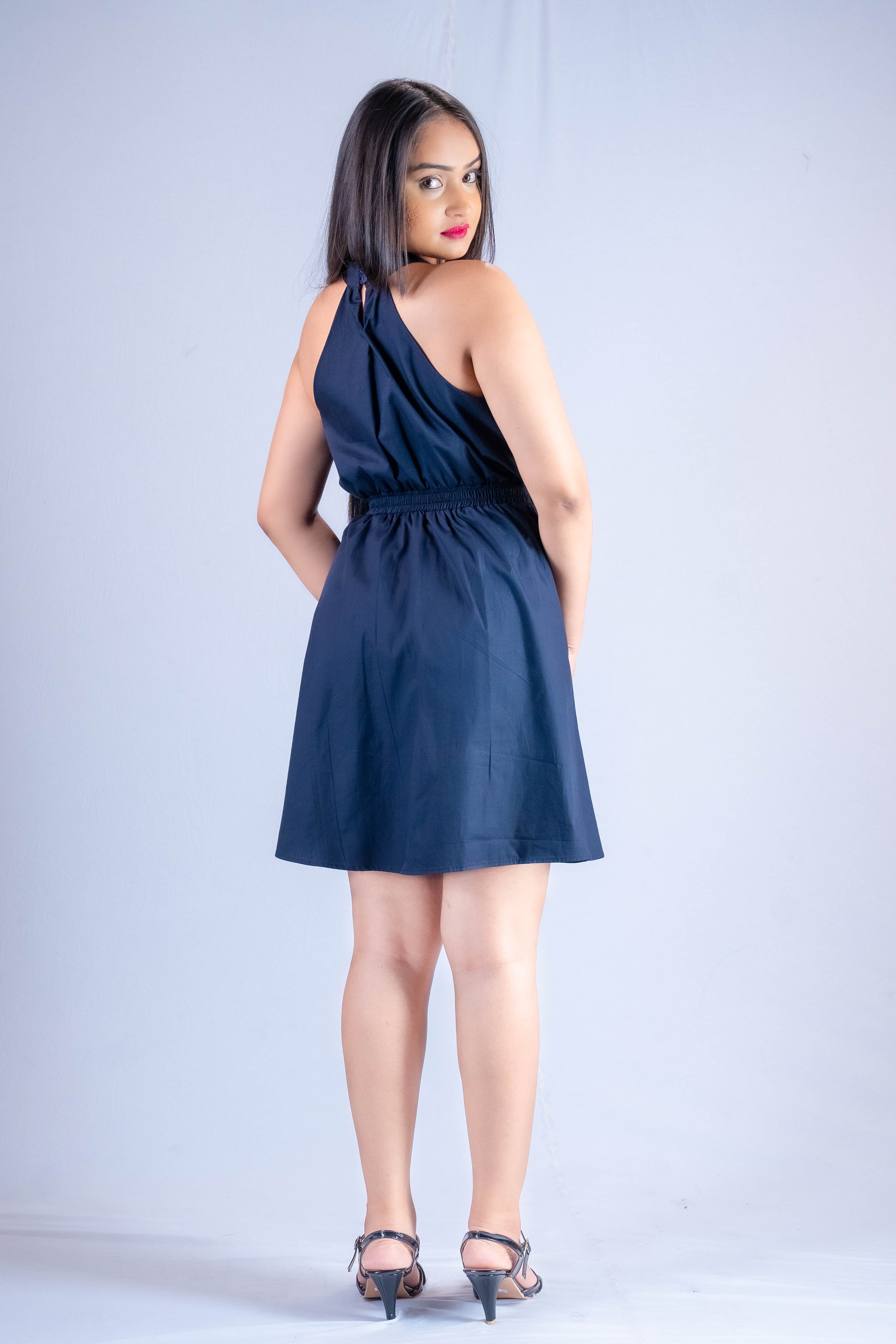 Romane Halter Neck Dress