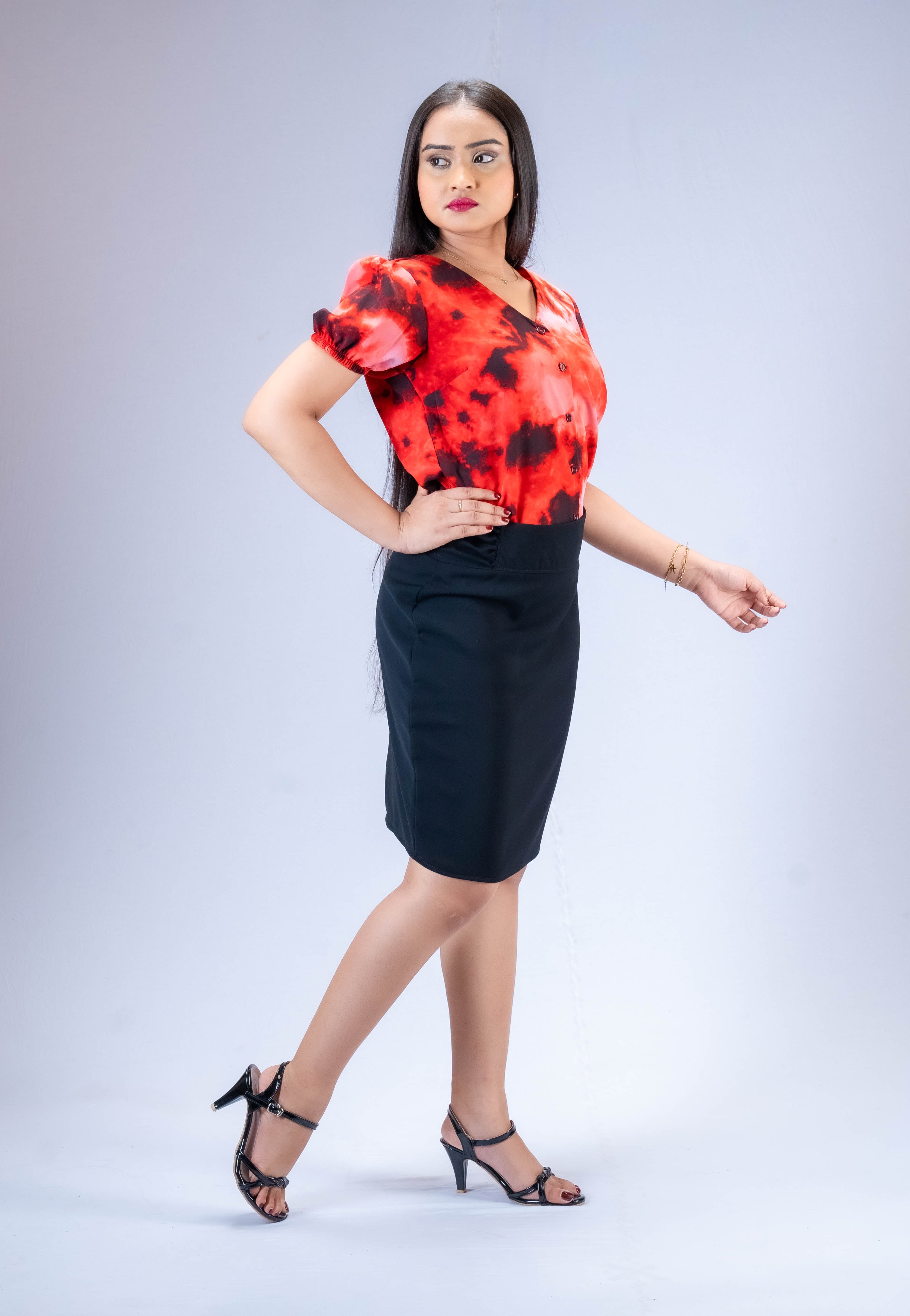 Camille Mini Skirt & Blouse