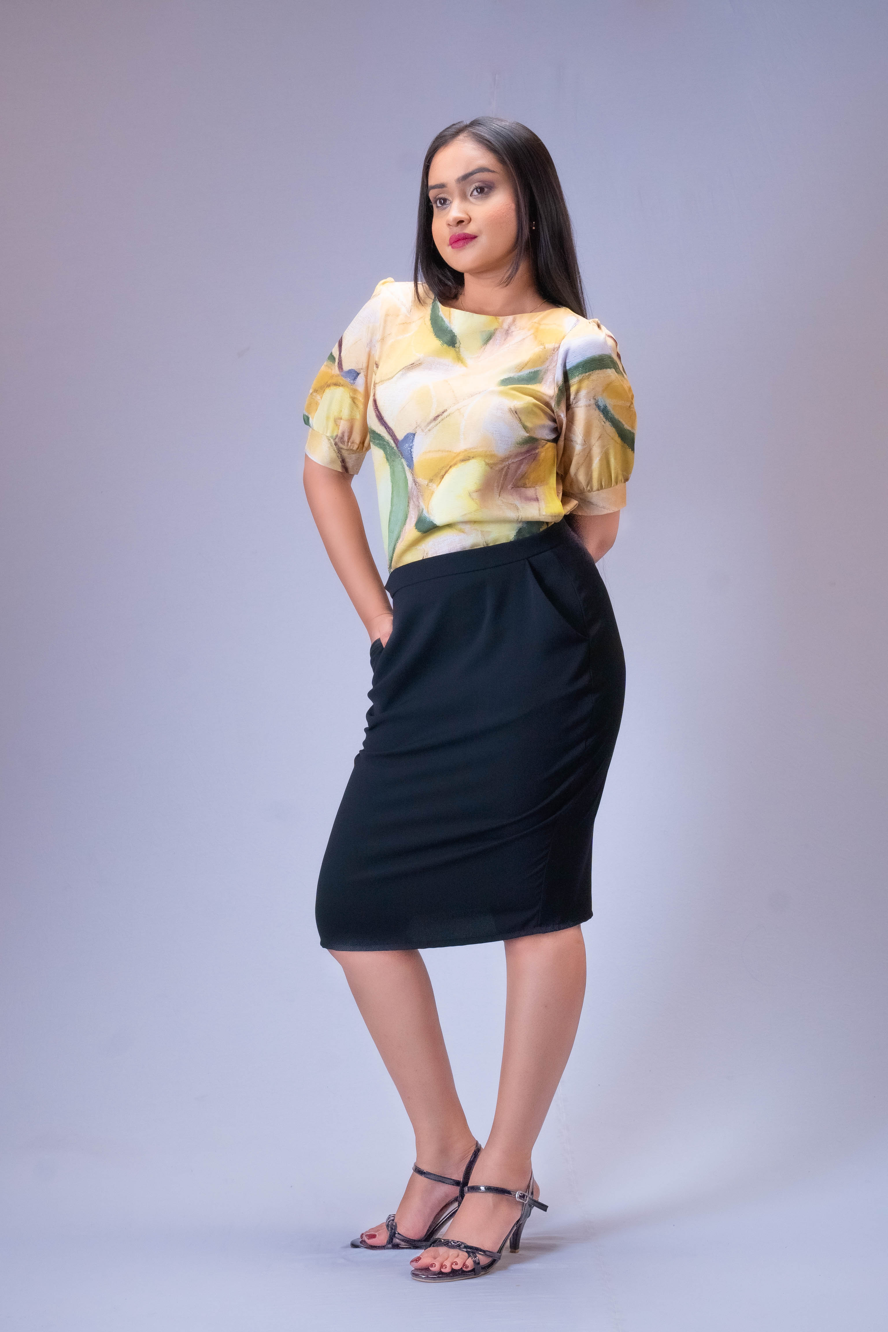 Livia Mini Skirt & Blouse