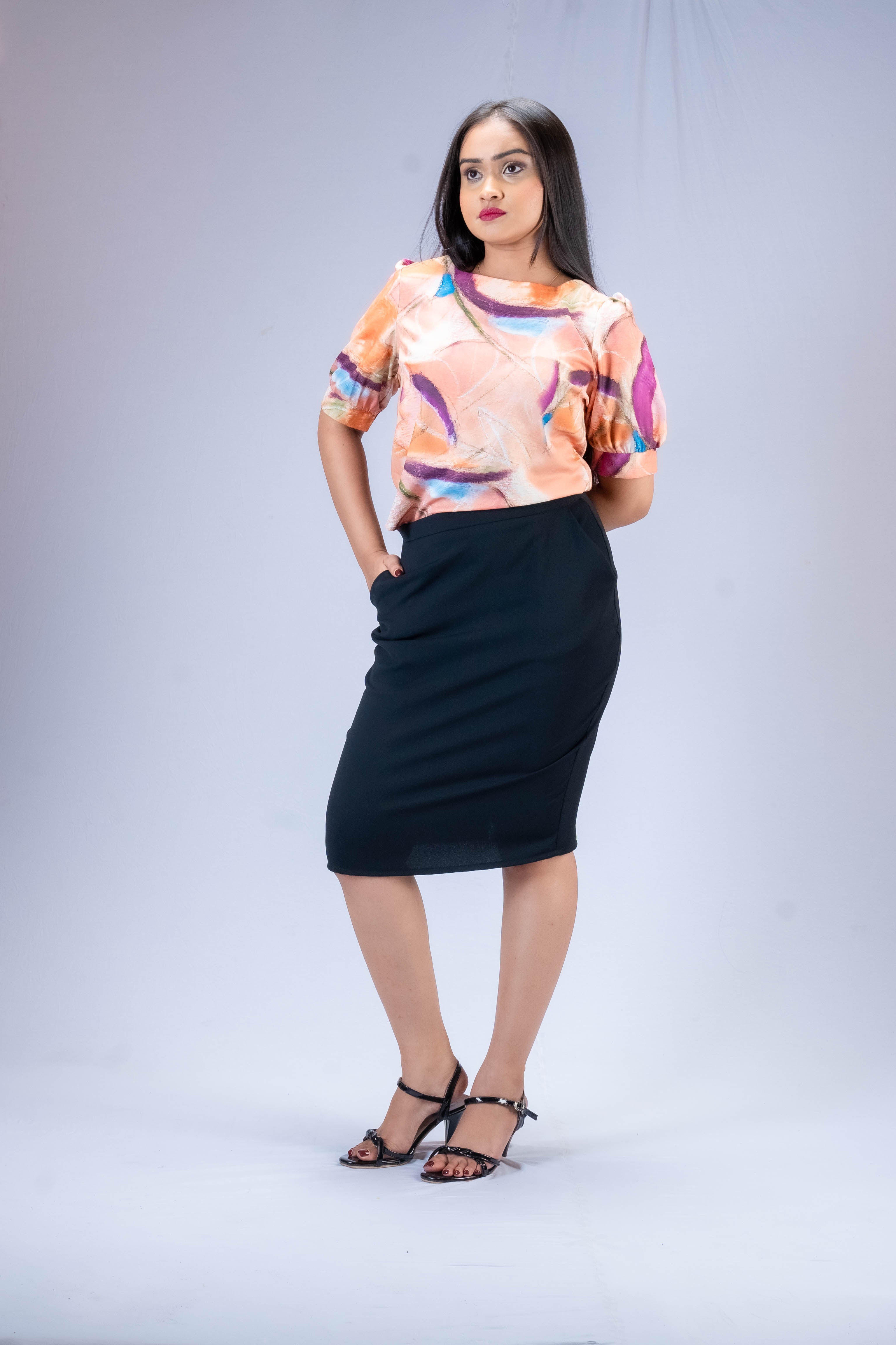 Livia Mini Skirt & Blouse