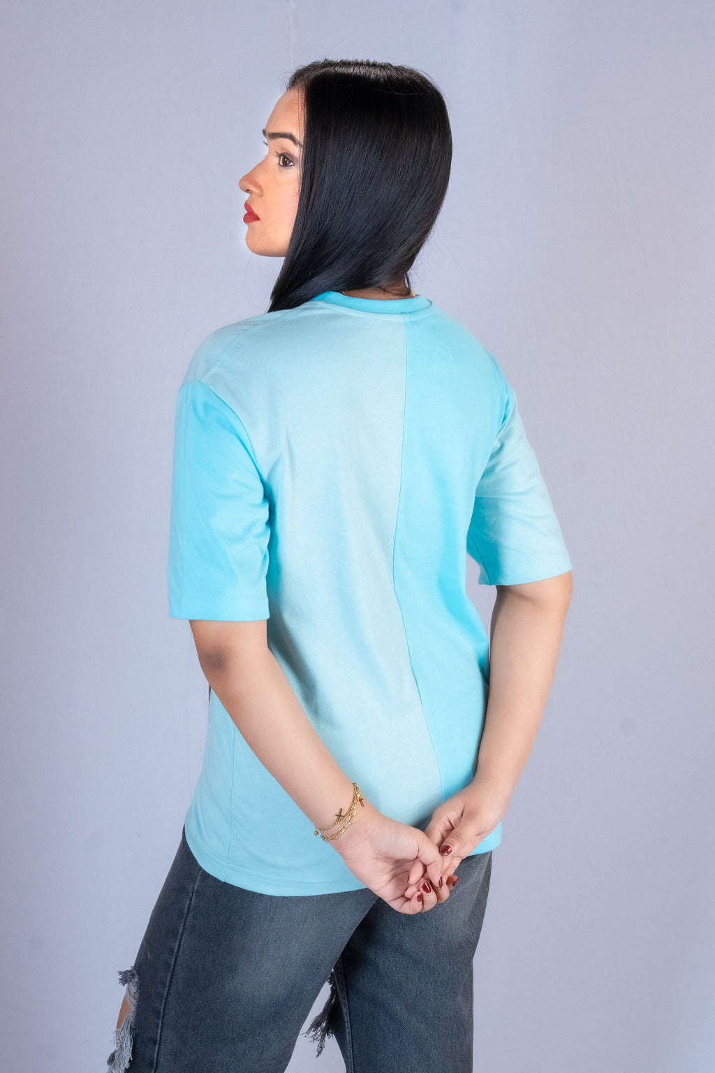 Lila Two Tone T Shirt