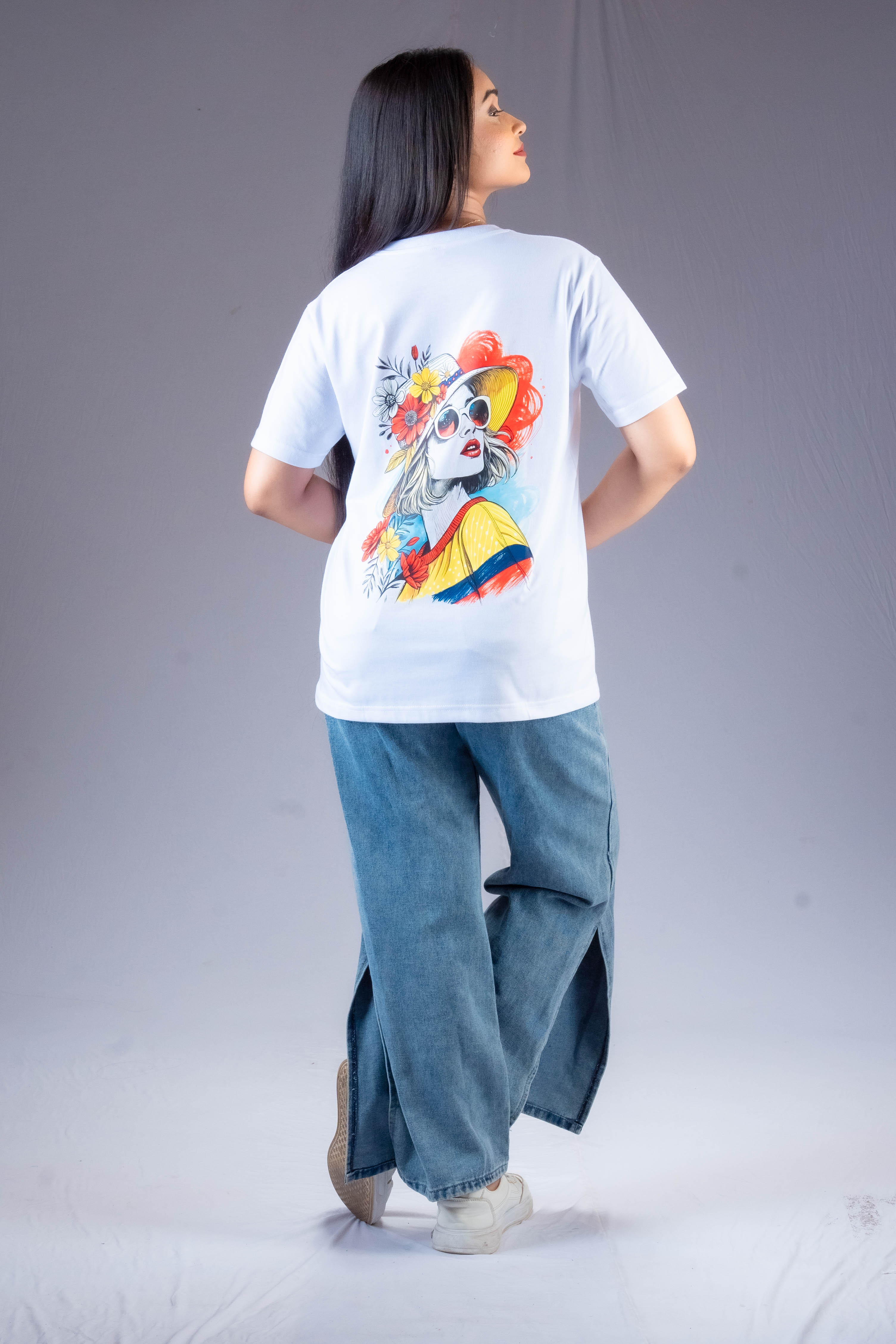 Livia Back Print T Shirt