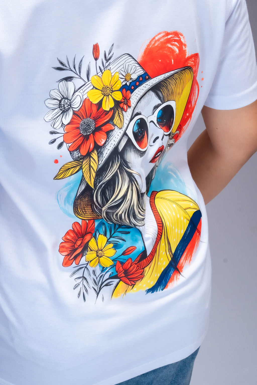 Livia Back Print T Shirt