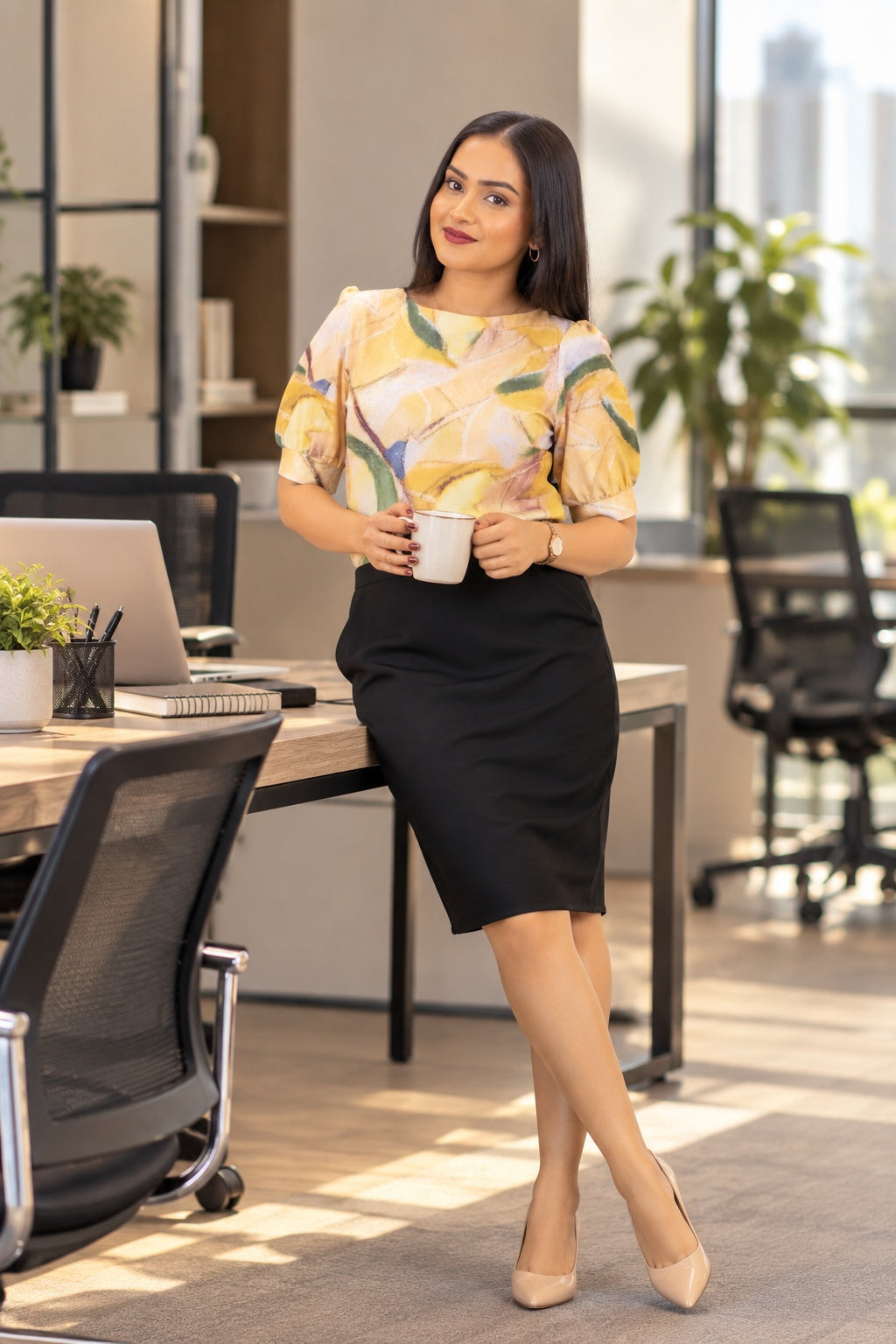 Livia Mini Skirt & Blouse