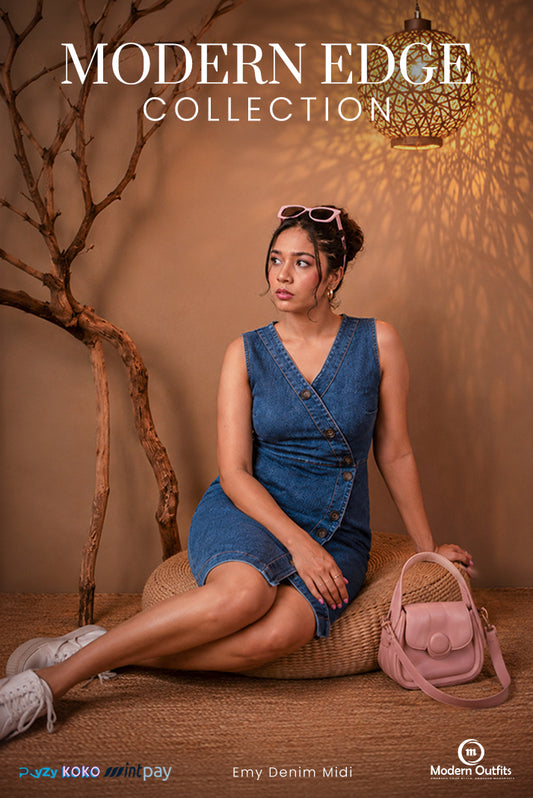 Emy Denim Midi Dress